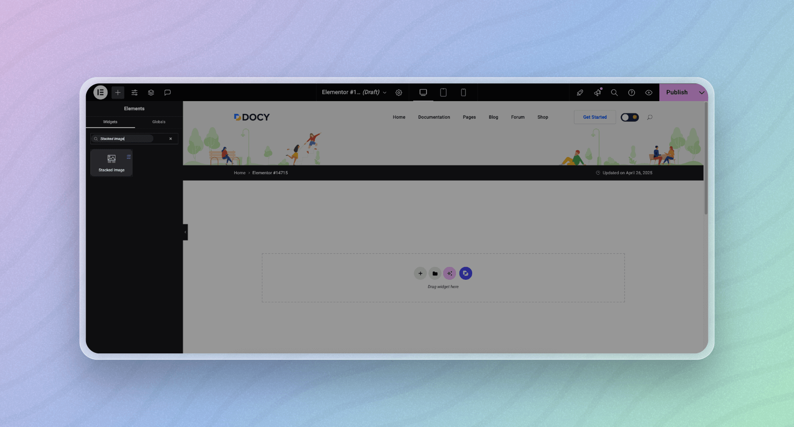 Image Stack Widget 