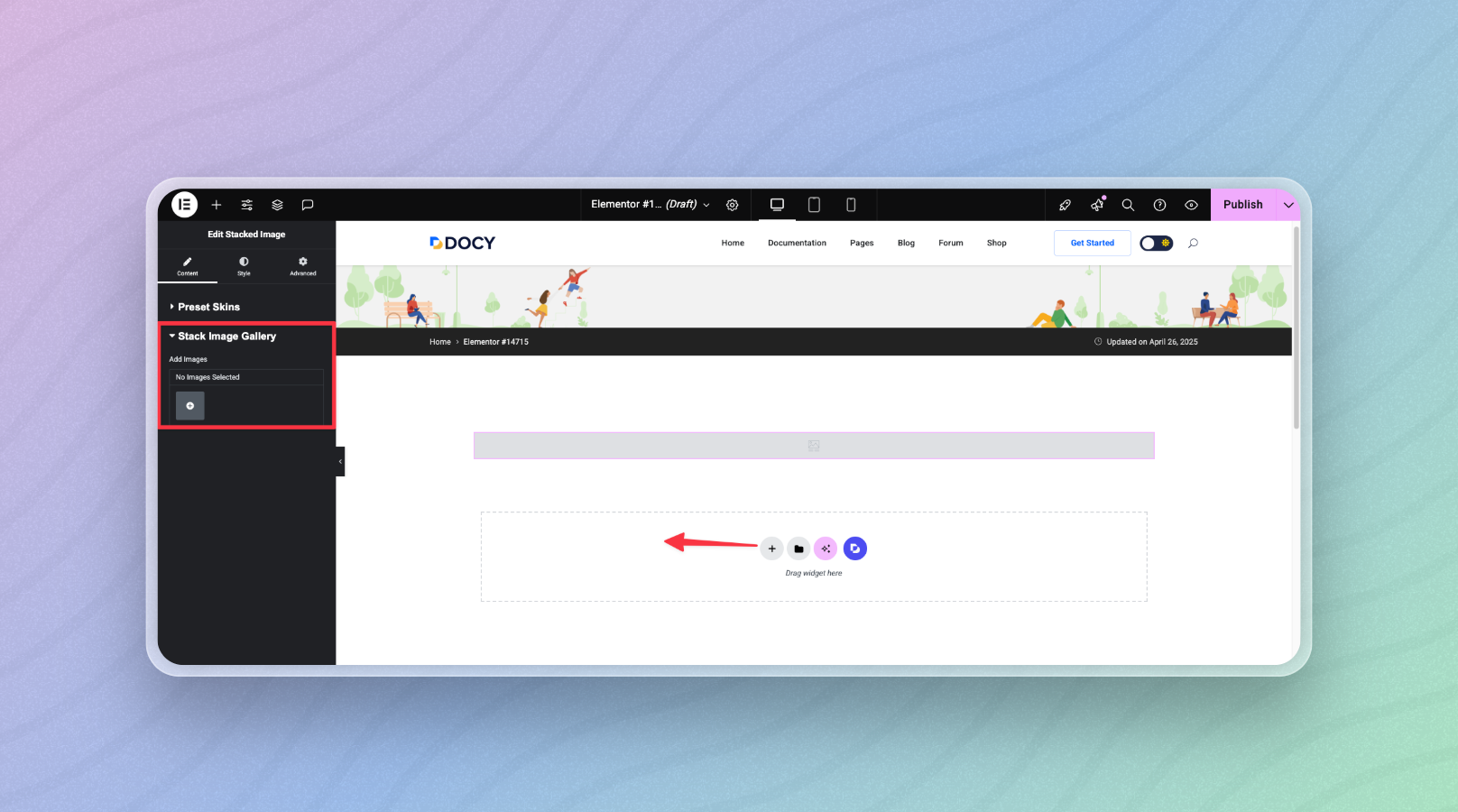Image Stack Widget 